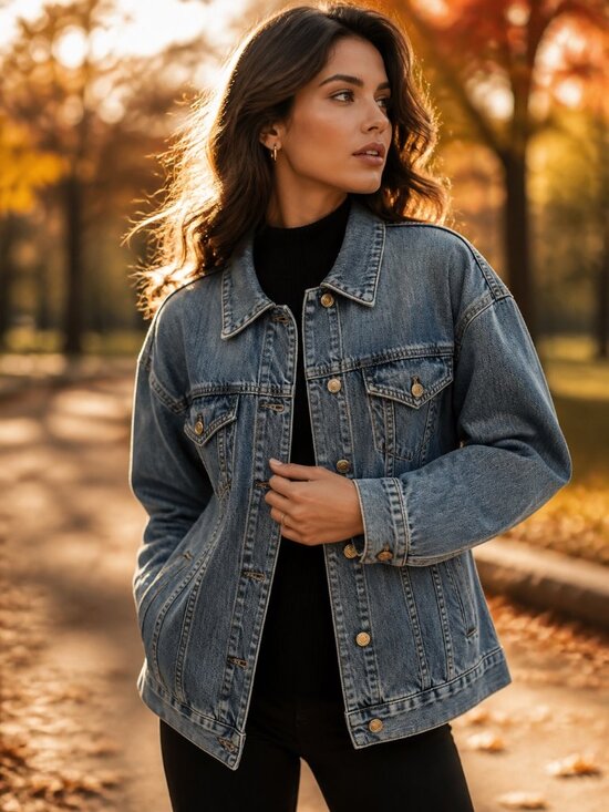 Michael Kors Jackets & Blazers - MICHAEL Michael Kors Light Vintage Wash Denim Jacket NWT Sz M Timeless Classic